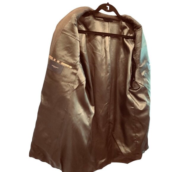 Burberry London Vintage mens jacket pin stripe 2 button fasten excellent - Picture 9 of 10